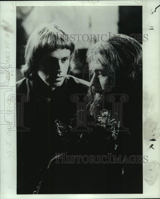 1979 Press Photo David Gwillim and Jon Finch in Henry IV, Part Two, on PBS.