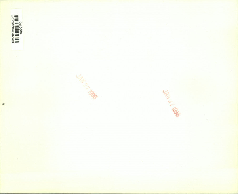 1986 Press Photo Edward Hermann and John McMartin starring in "Murrow"