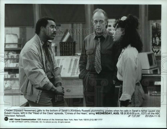1987 Press Photo "Head of the Class" episode, "Crimes of the Heart," on ABC
