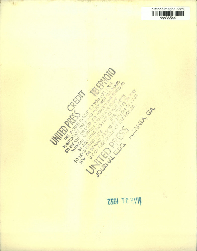 1952 Press Photo Author William Hillman of "Mr. President" in Washington