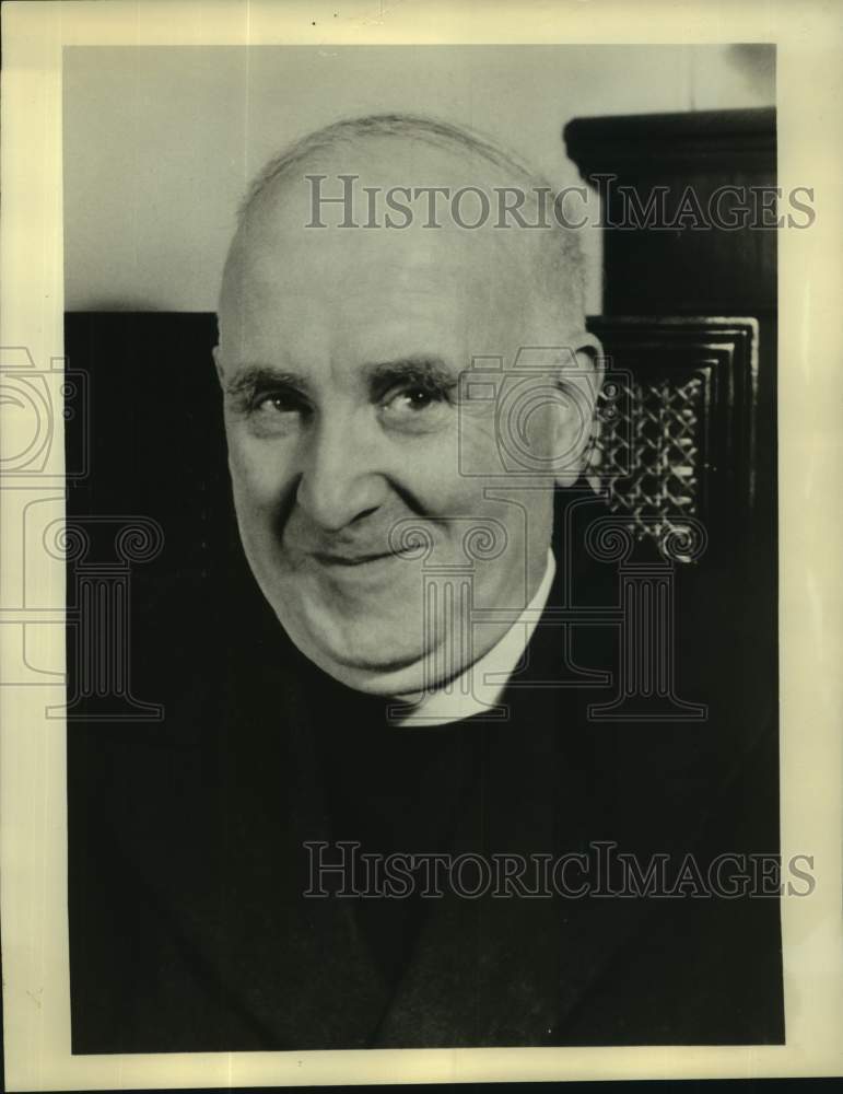 1957 Press Photo Father Philip Hughes, Catholic Church historian - nop36875