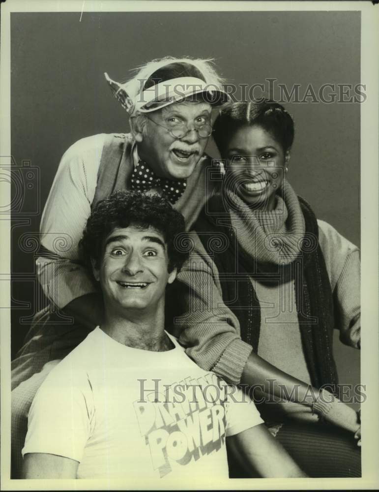 1980 Press Photo Bob Kaliban, Lenny Schultz & Kari Page in "Drawing Power"