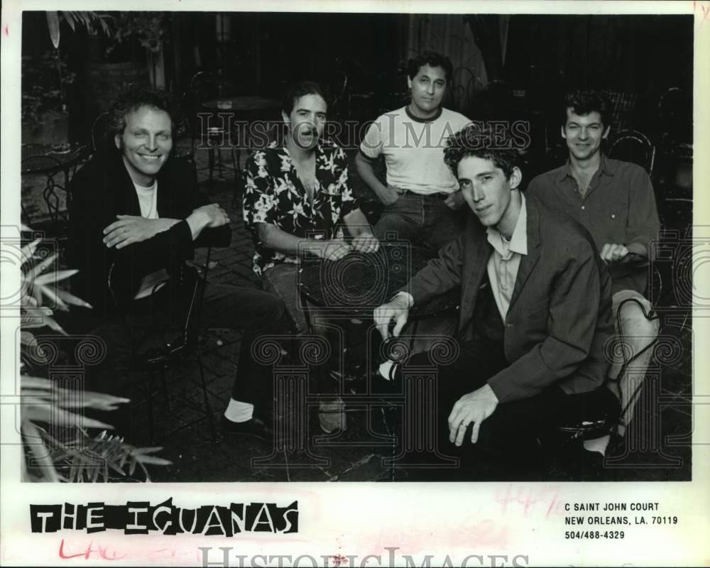 1991 Press Photo The Iguanas, Recording Artists - nop38566