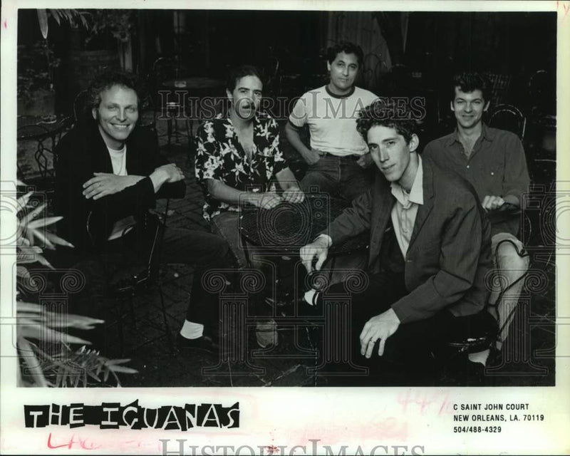 Load image into Gallery viewer, 1991 Press Photo The Iguanas, Recording Artists - nop38566
