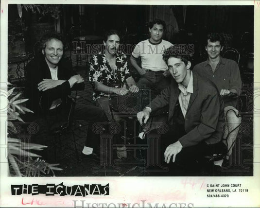 1991 Press Photo The Iguanas, Recording Artists - nop38566