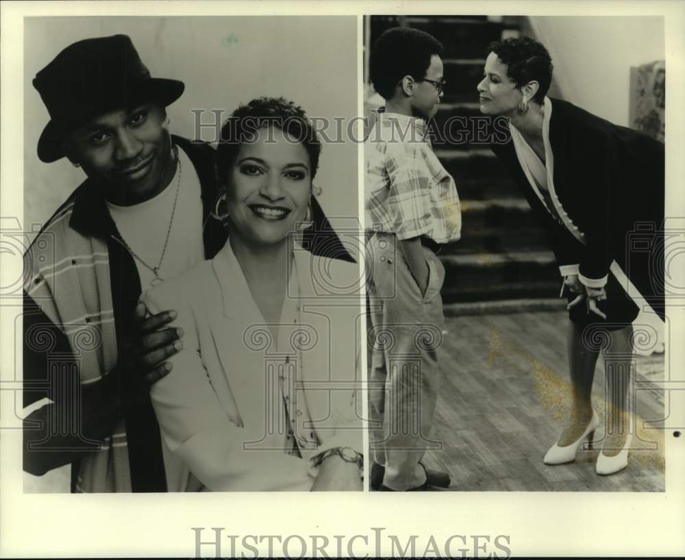 1987 Press Photo LL Cool Jay, Debbie Allan and Jeffery Wood, "In The House"