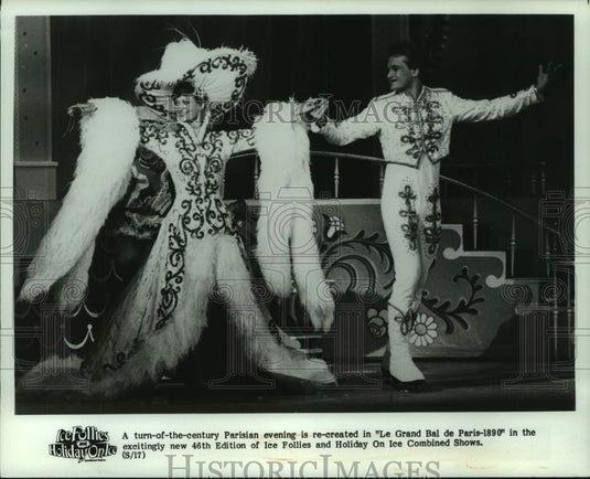 1982 Press Photo Le Grand Bal de Paris-1890" on Ice Follies & Holiday on Ice- Historic Images