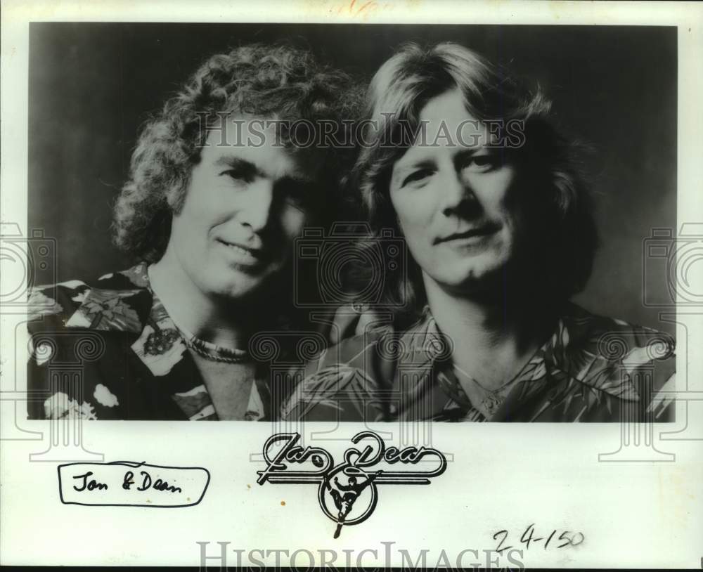 Press Photo Jan &amp; Dean, singers - nop38695- Historic Images