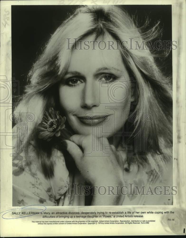 1979 Press Photo Sally Kellerman, Actress in &quot;Foxes&quot; movie - nop39501