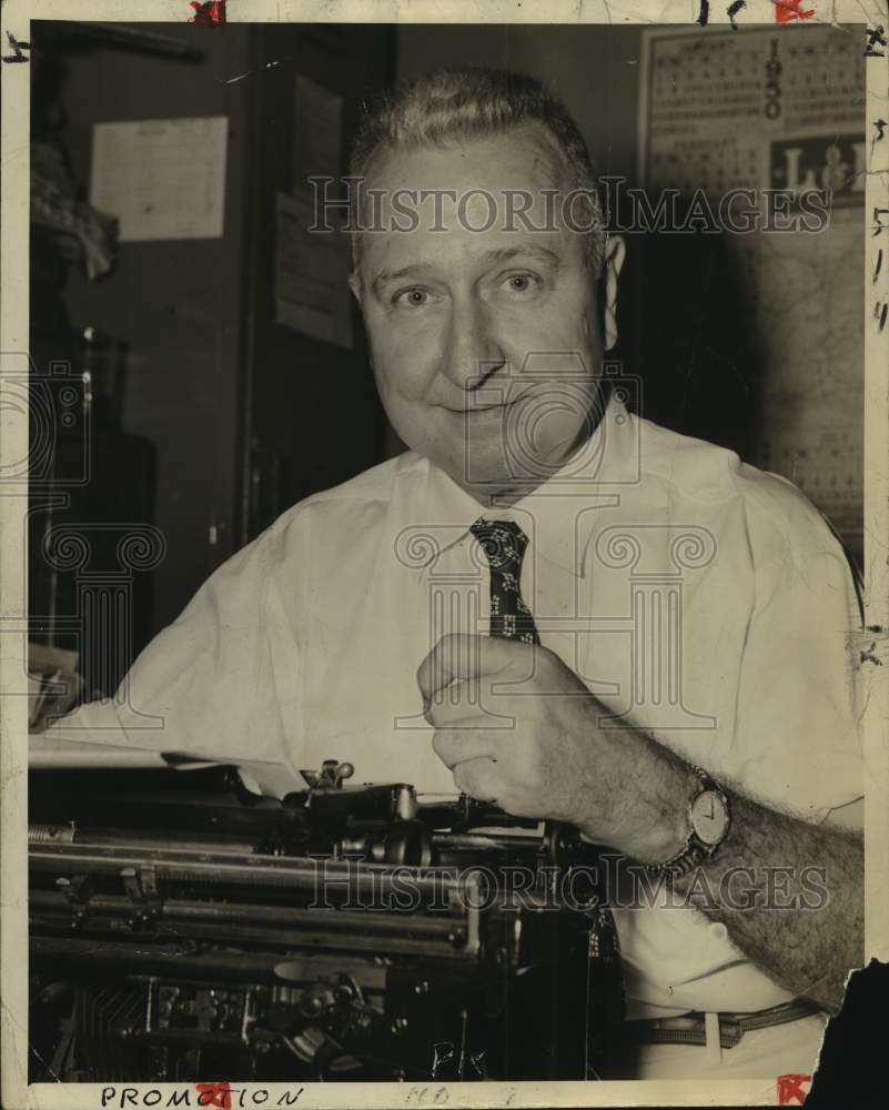 1951 Press Photo William Bill Keefe - nop39780