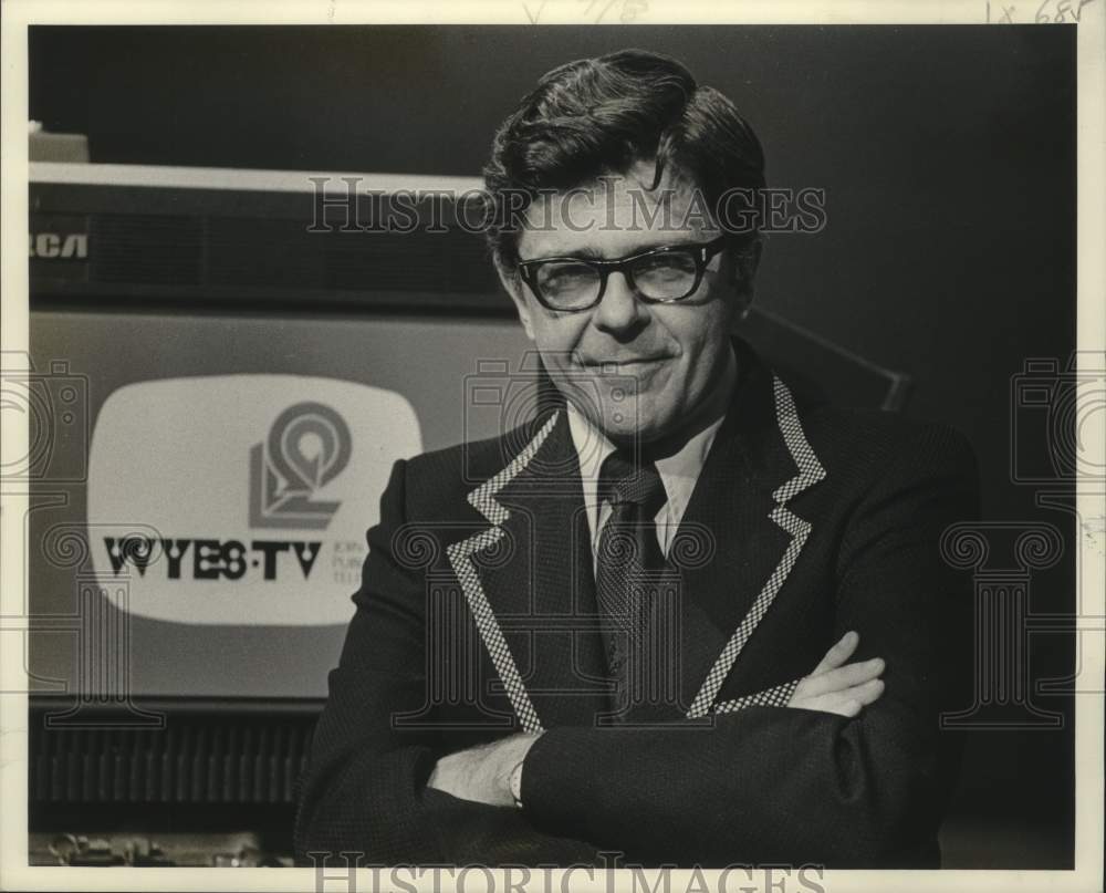 1978 Press Photo Mel Leavitt, WYES-TV broadcast journalist - nop41407