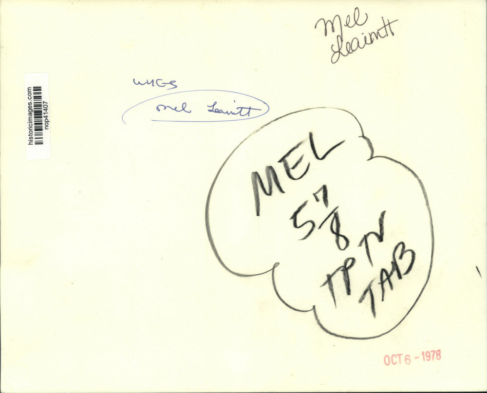 1978 Press Photo Mel Leavitt, WYES-TV broadcast journalist - nop41407