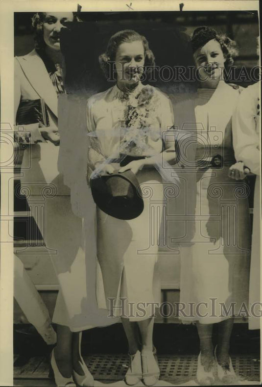 1936 Press Photo Eleanor Holm Jarrett-Olympic swimmer - nop42151