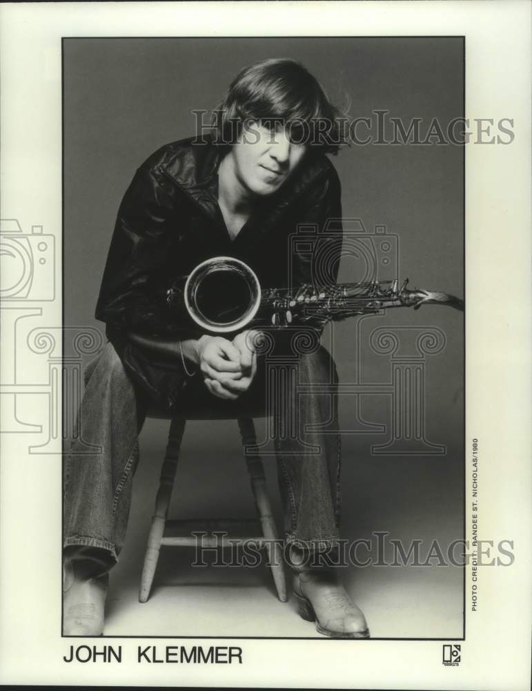 1980 Press Photo John Klemmer, Musician - nop42504