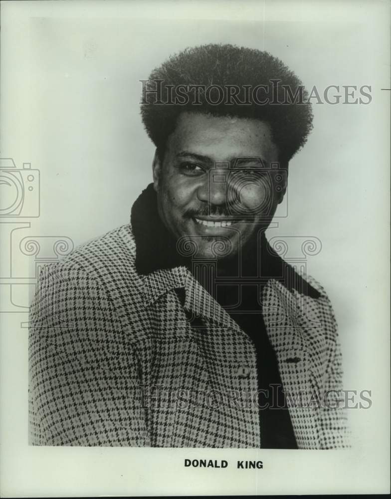 1975 Press Photo Boxing Promoter Donald King - nop43351