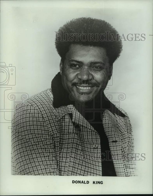 1975 Press Photo Boxing Promoter Donald King - nop43351