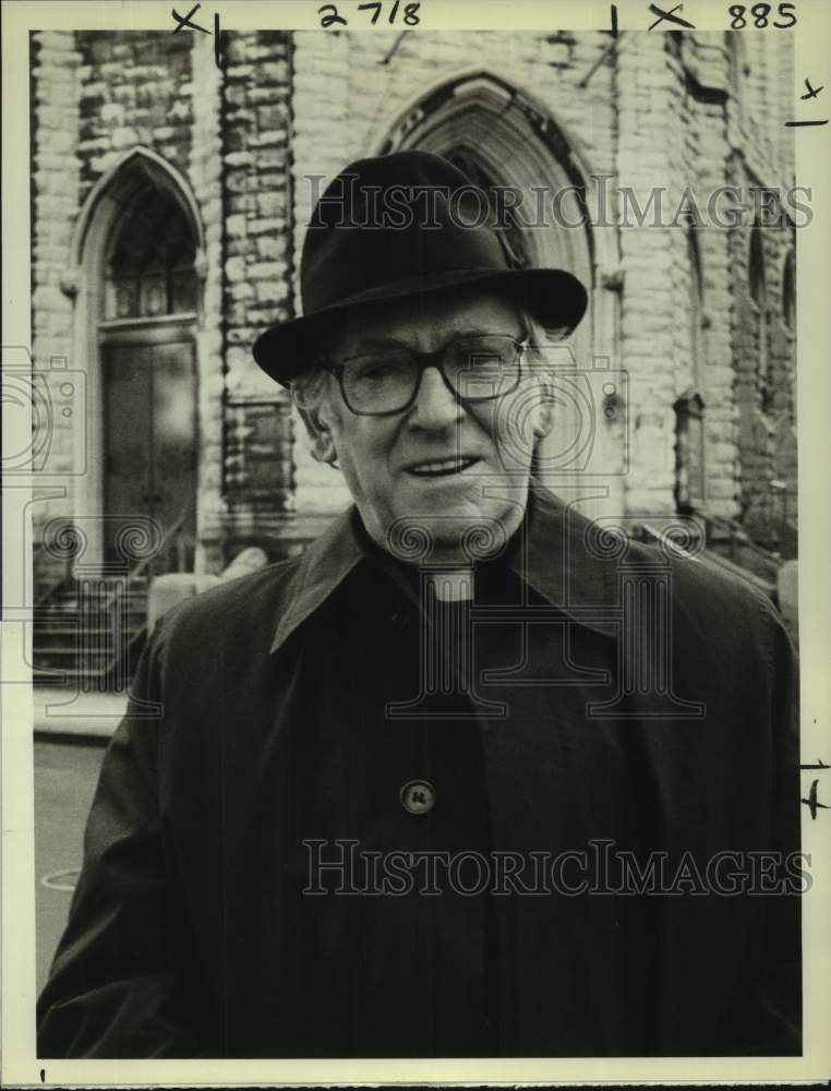 1979 Press Photo Barnard Hughes starring in "Father Brown, Detective"