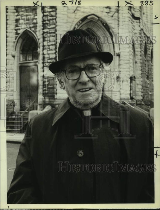 1979 Press Photo Barnard Hughes starring in "Father Brown, Detective"