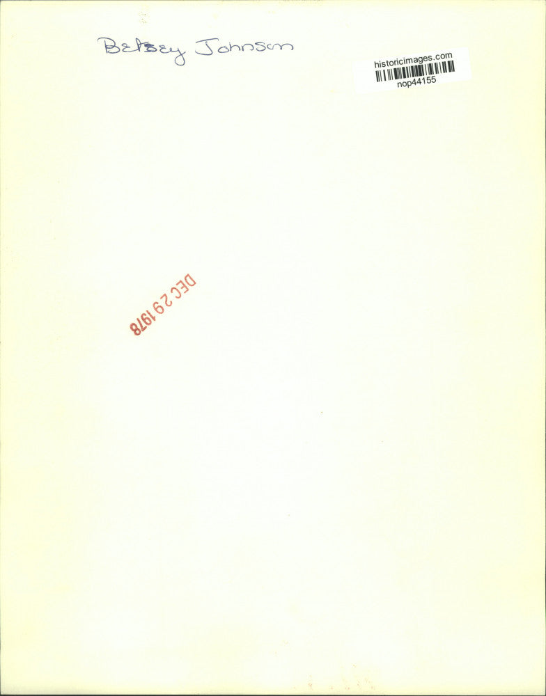 1978 Press Photo Betsey Johnson, American women's fashion designer. - nop44155