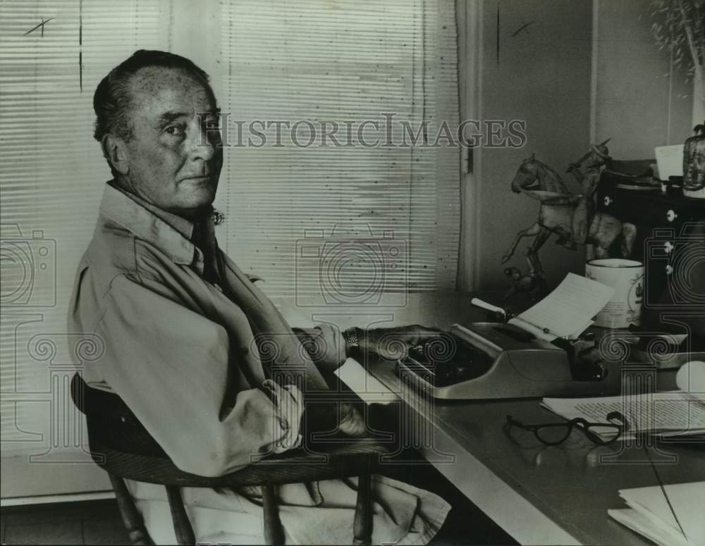 1968 Press Photo Author William Weber Johnson - nop44559