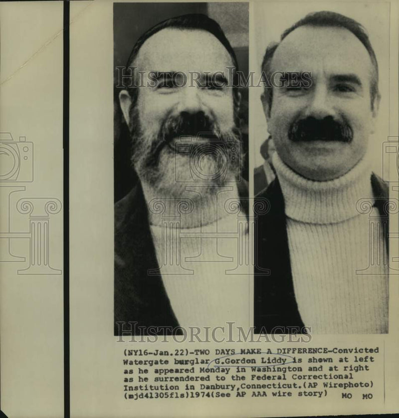 Load image into Gallery viewer, 1974 Press Photo Convicted Watergate burglar G. Gordon Liddy in Washington
