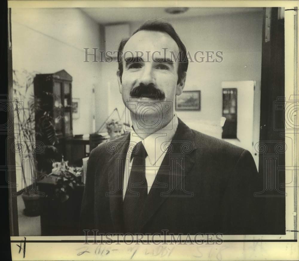 1973 Press Photo G. Gordon Liddy, one of the convicted Watergate conspirators