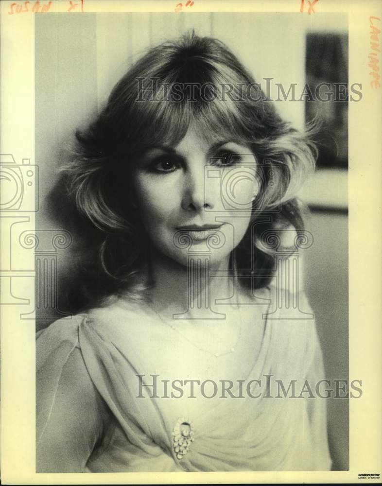 1988 Press Photo Susan Hampshire, English movie and television actress.