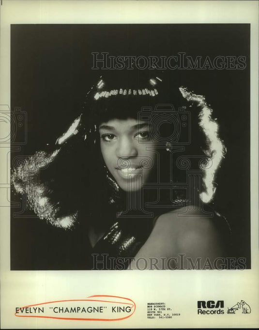 1980 Press Photo Singer Evelyn "Champagne" King - nop46409