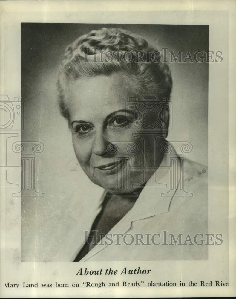 1969 Press Photo Mary Land, author - nop46794