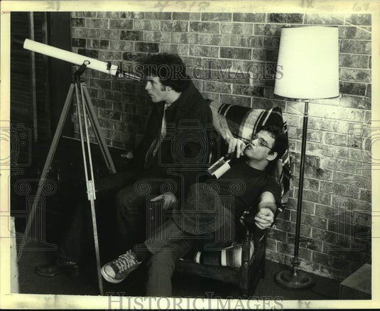 1979 Press Photo Mark McLaughlin & Danny Bowen in "The Ginger Man" play