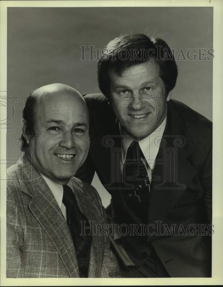 1979 Press Photo NBC Sportscaster Tony Kubek and Joe Garagiola - nop48246- Historic Images