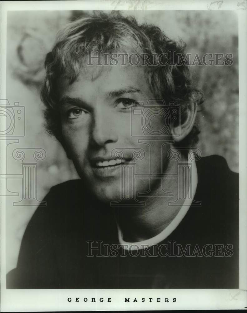 1975 Press Photo A portrait of George Masters - nop48514