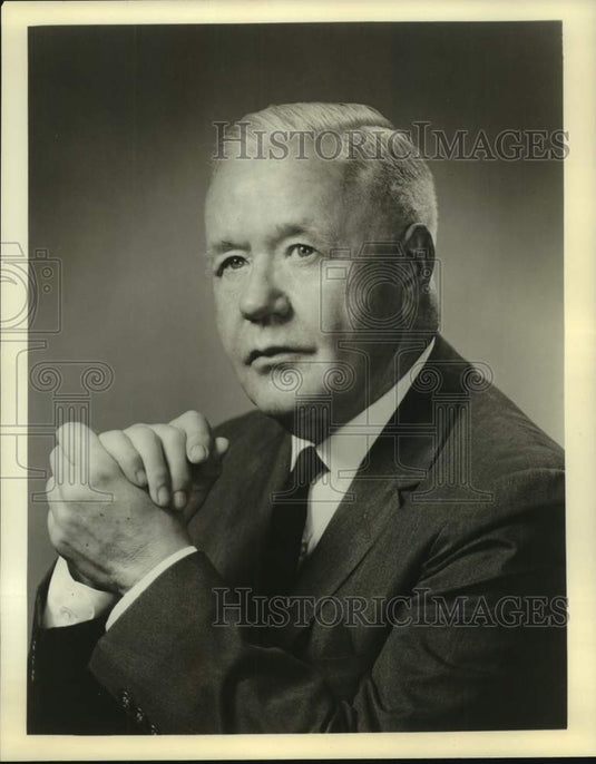 1960 Press Photo Author Edison Marshall of "The Pagan King" "Earth Giant" books