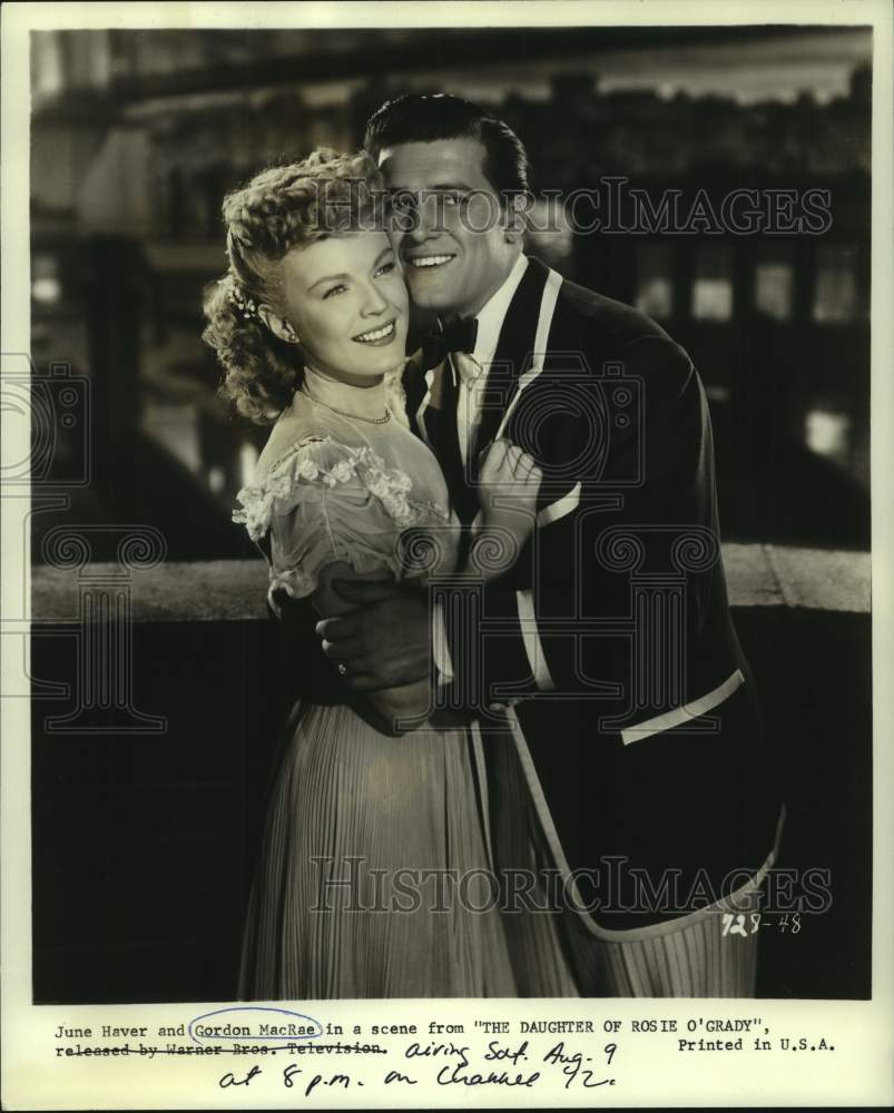 1980 Press Photo June Haver, Gordon MacRae in "The Daughter of Rosie O'Grady"