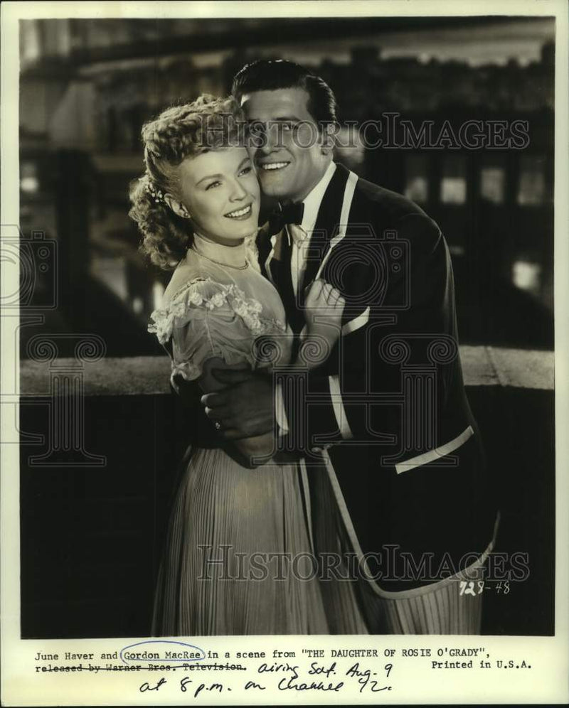 Load image into Gallery viewer, 1980 Press Photo June Haver, Gordon MacRae in "The Daughter of Rosie O'Grady"
