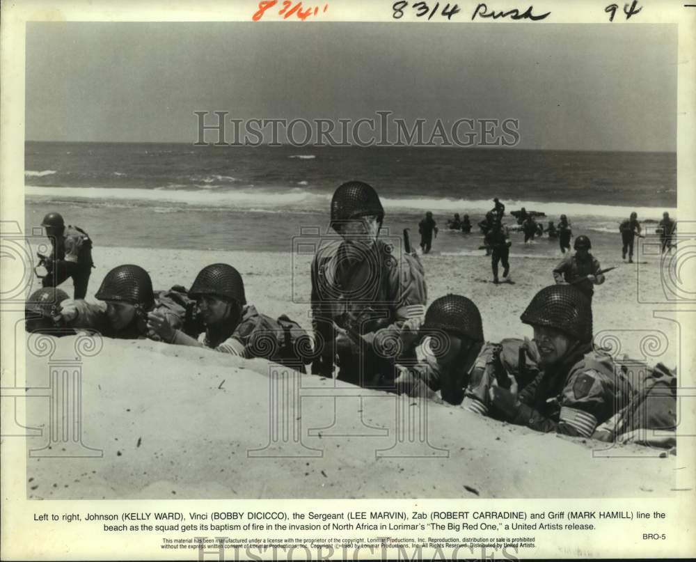 1980 Press Photo Scene from Lorimar's film "The Big Red One" - nop50112