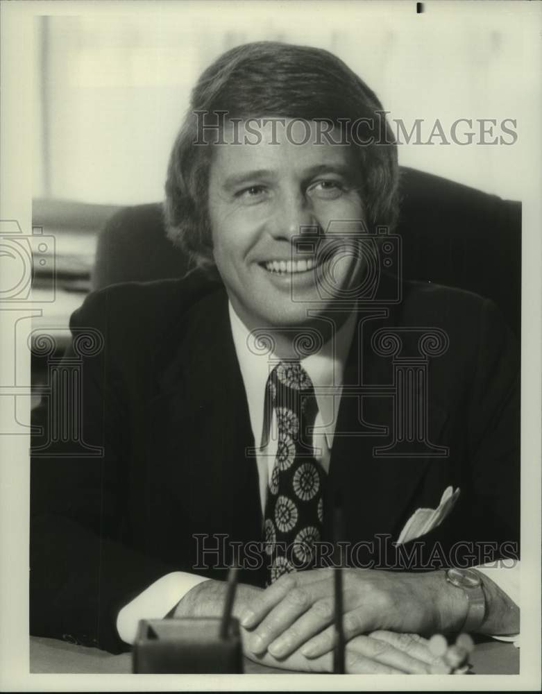 1977 Press Photo John J. McMahon, Vice President, Programs - nop50815