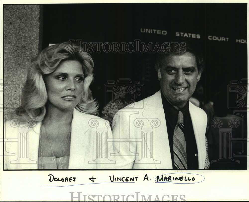 1982 Press Photo Dolores and Vincent A. Marinello - nop51363- Historic Images