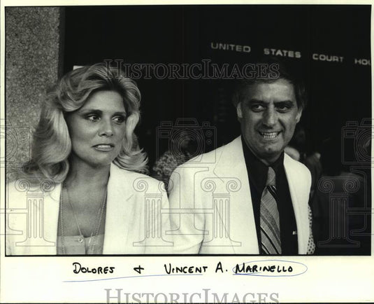 1982 Press Photo Dolores and Vincent A. Marinello - nop51363- Historic Images
