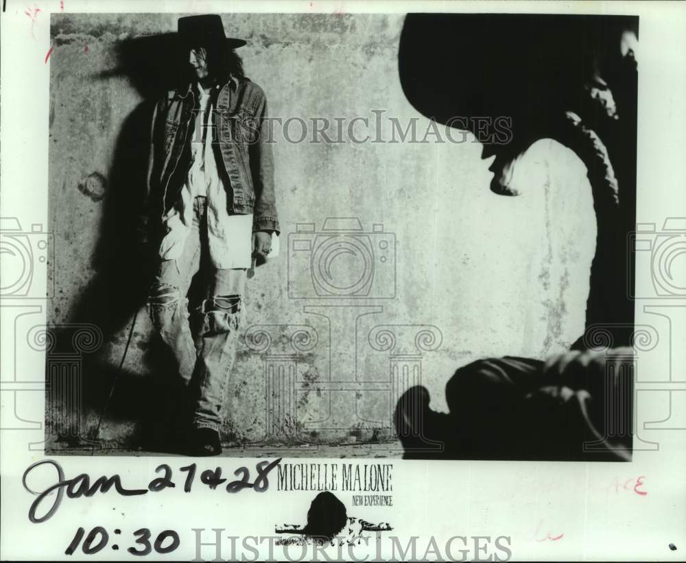 1989 Press Photo Singer Michelle Malone - nop51463