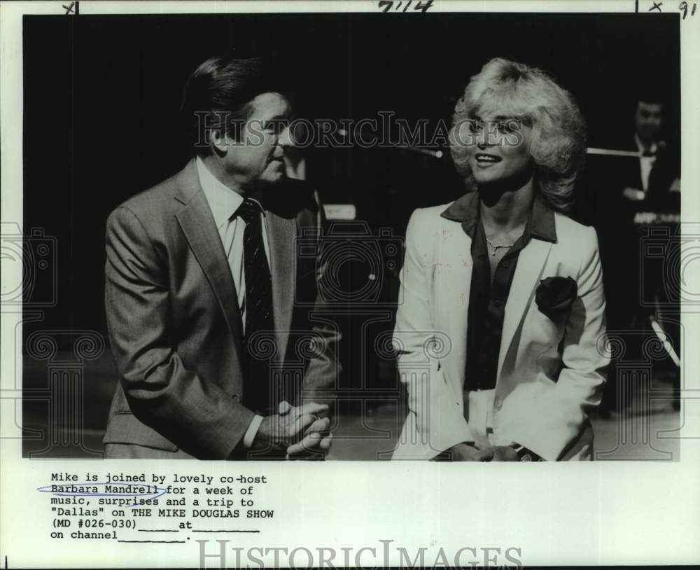 1980 Press Photo Singing star Barbara Mandrell in &quot;The Mike Douglas Show&quot;