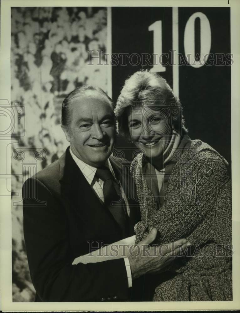 1978 Press Photo Bob Hope and Carol Mann appear on Bob Hope Desert Classic