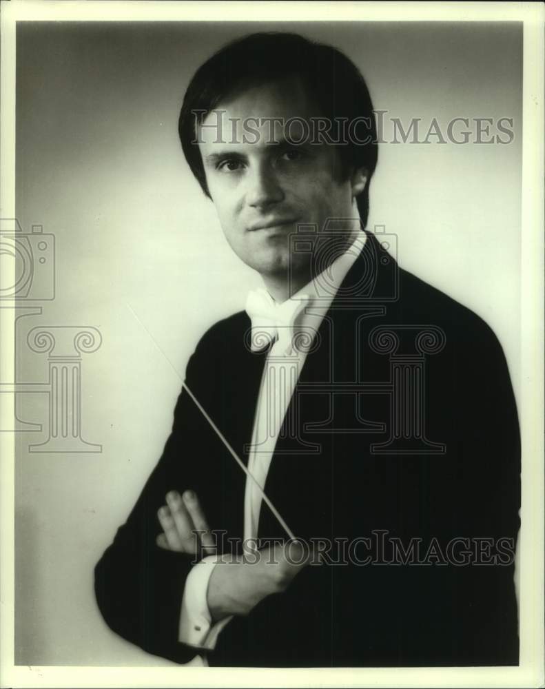 1986 Press Photo Andrew Massey, Associate Conductor for the New Orleans Symphony- Historic Images