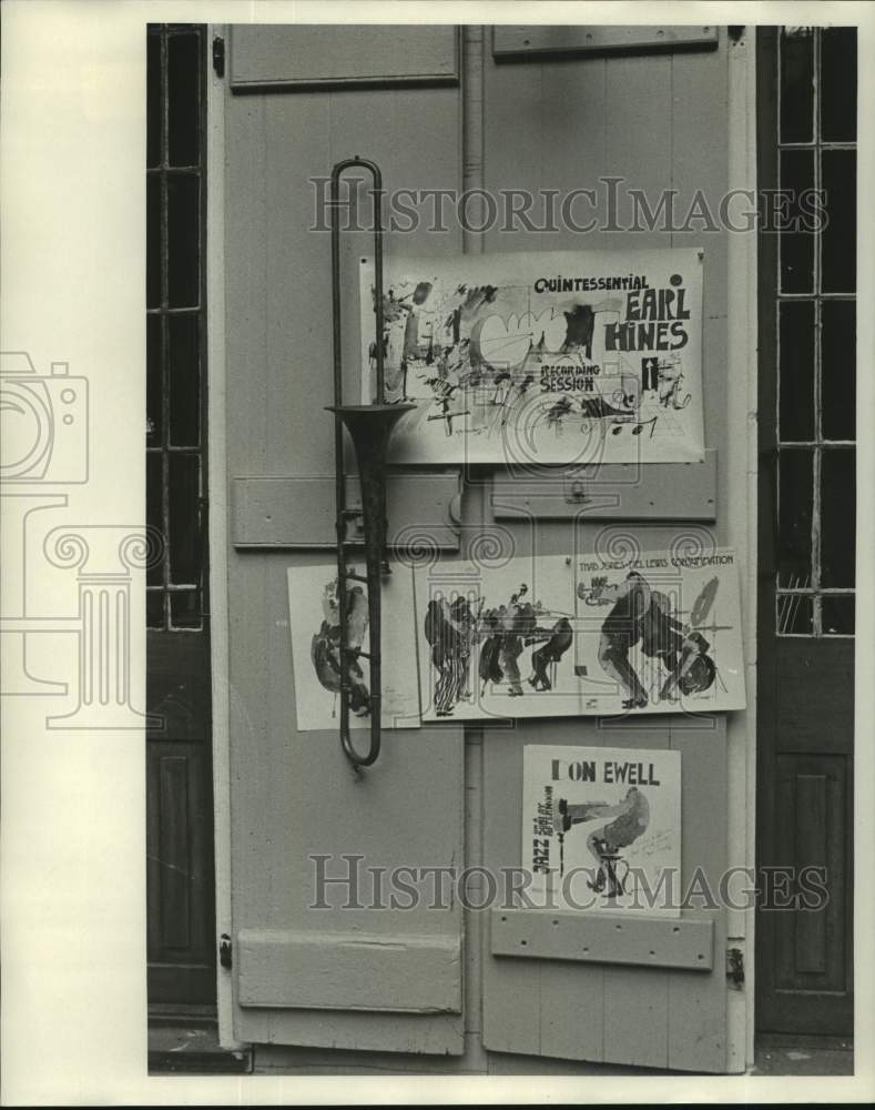 1971 Press Photo Example of Leo Meiersdorff&#39;s work done for jazz musicians.