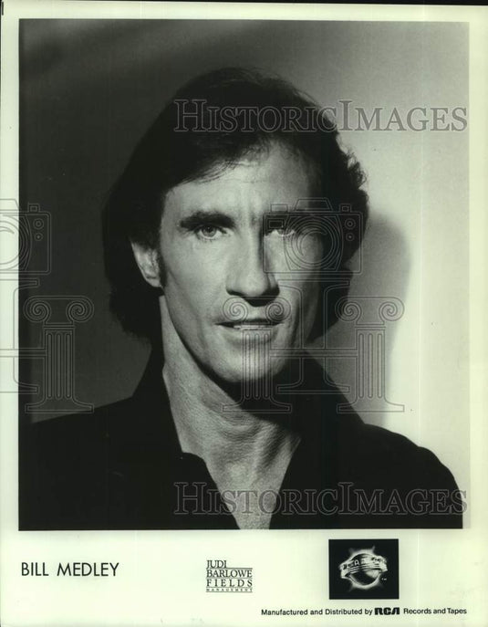 1982 Press Photo RCA recording artist Bill Medley - nop53748