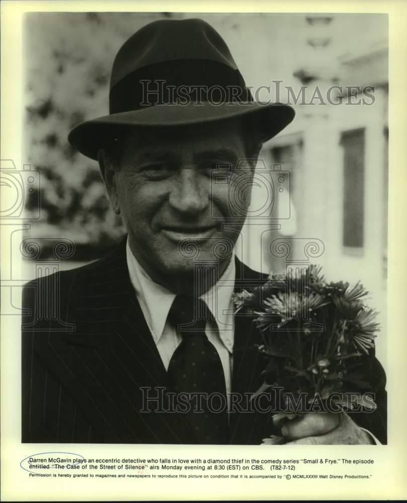 1983 Press Photo Darren McGavin stars in CBS-TV &quot;Small &amp; Frye.&quot; - nop53956- Historic Images