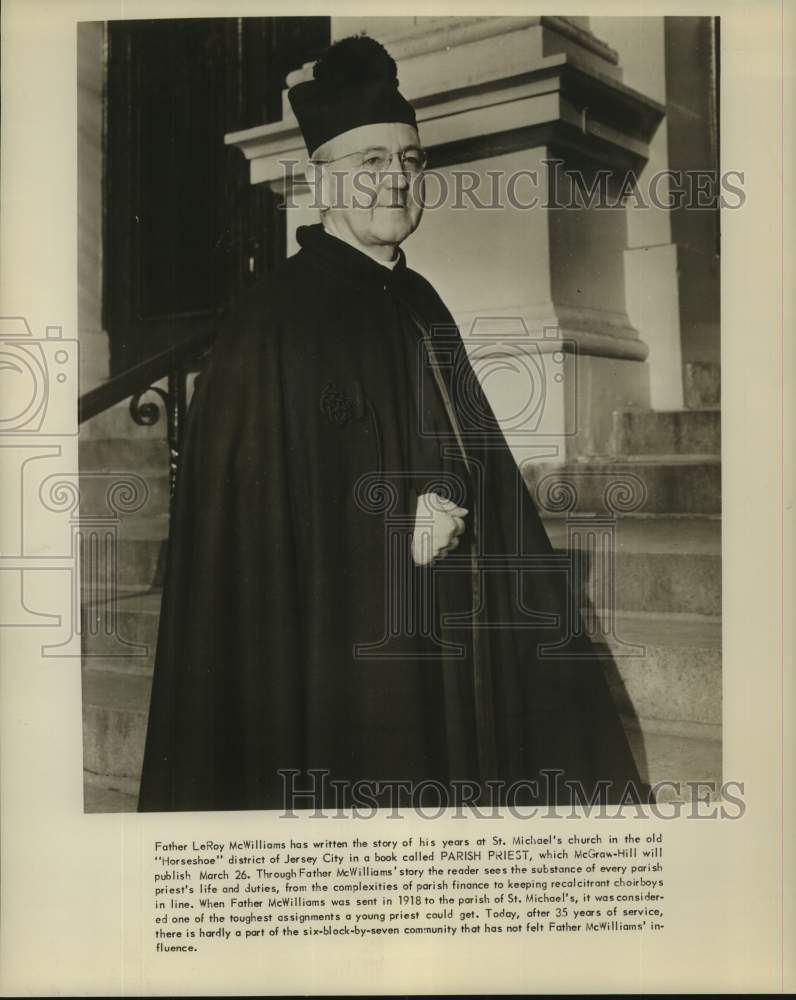 Load image into Gallery viewer, 1953 Press Photo Father LeRoy McWililams, Author of "Parish Priest" - nop54568
