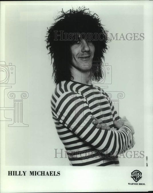1980 Press Photo Musician Hilly Michaels - nop54656