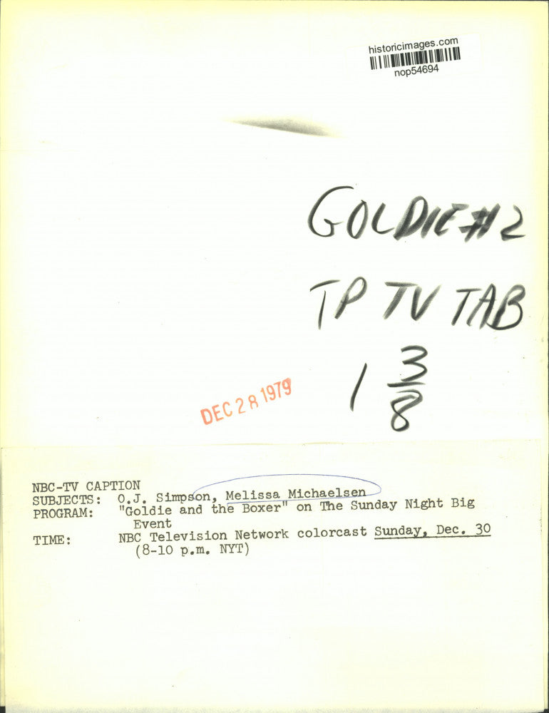 Load image into Gallery viewer, 1979 Press Photo Actress Melissa Michaelsen in "Goldie and the Boxer" on NBC-TV

