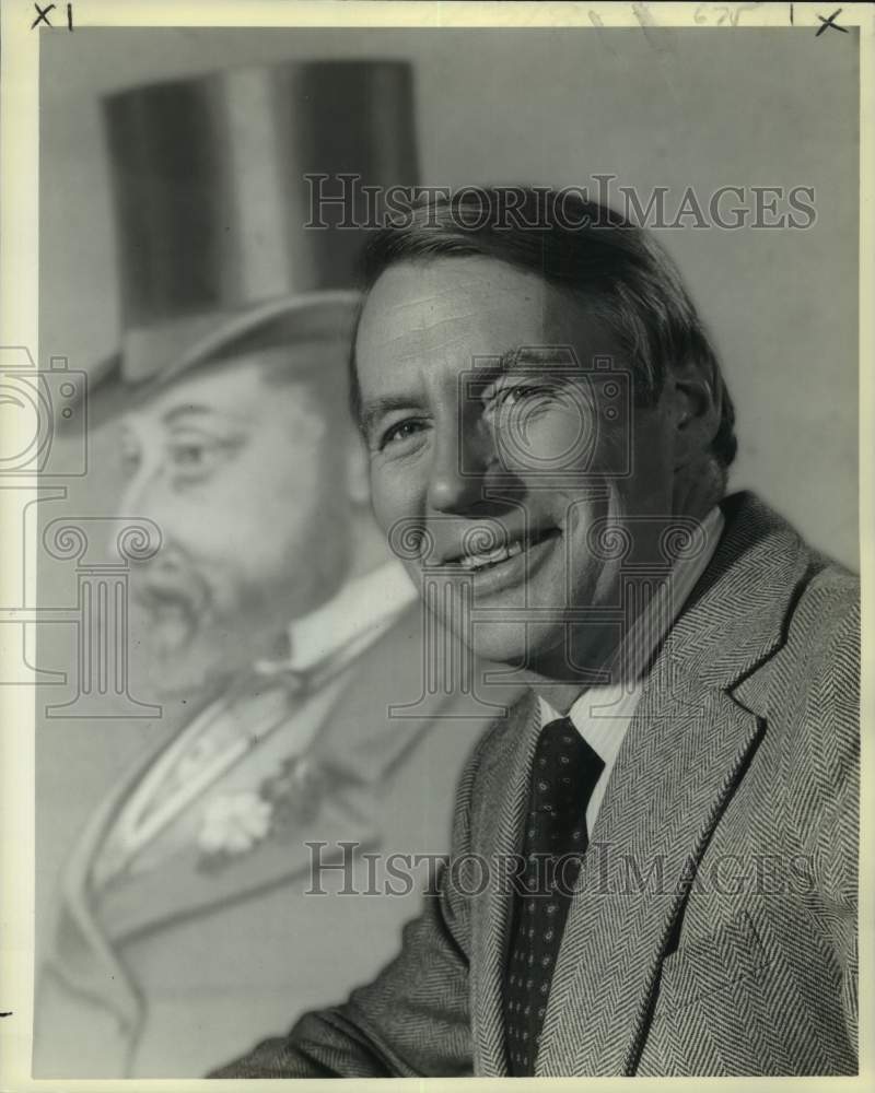 1979 Press Photo Robert MacNeil, Host of "MacNeil-Lehrer Report" - nop55221